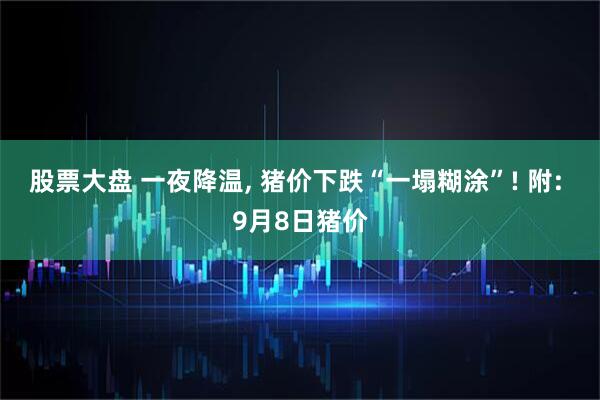 股票大盘 一夜降温, 猪价下跌“一塌糊涂”! 附: 9月8日猪价
